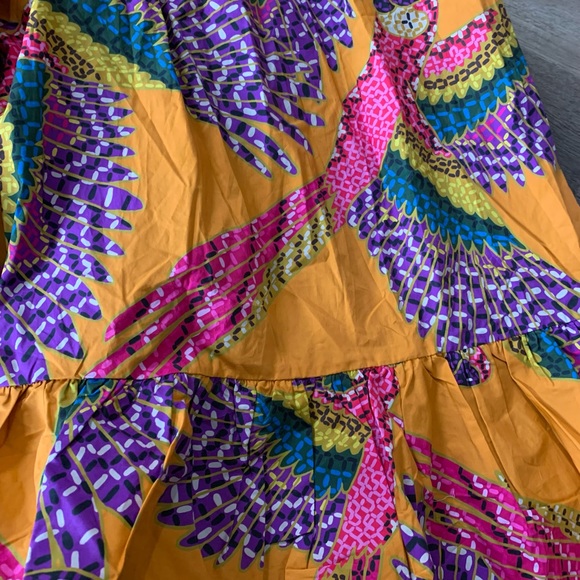 NWT Farm Rio Beaded Macaw Midi Dress - Picture 3 of 5